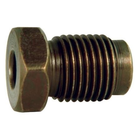 0.18 In. Steel Tube Nut With 10 X 1.0 Mm Bubble Thread Diameter